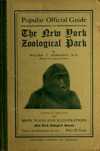 Cover of Popular Official Guide to the New York Zoological Park (September 1915) Thirteenth Edition