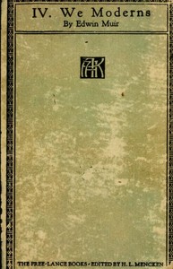 Cover of We Moderns: Enigmas and Guesses