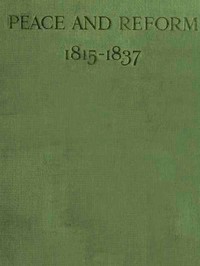 Cover of Peace and Reform (1815-1837)