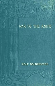 Cover of "War to the Knife;" or, Tangata Maori