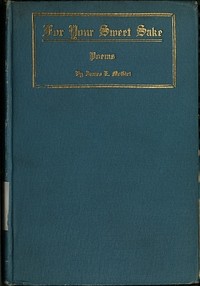 Cover of For Your Sweet Sake: Poems