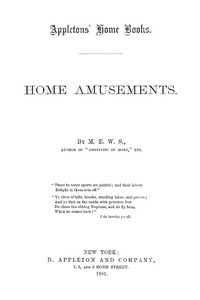 Cover of Home Amusements
