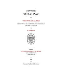 Cover of Honoré de Balzac