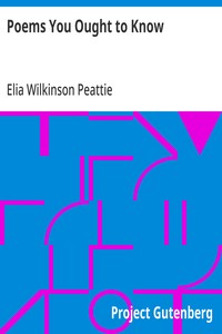 Cover of Poems You Ought to Know
