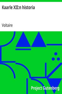 Cover of Kaarle XII:n historia