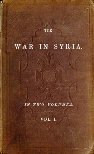 Cover of The War in Syria, Volume 1 (of 2)