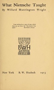 Cover of What Nietzsche Taught