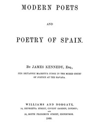 Cover of Modern Poets and Poetry of Spain