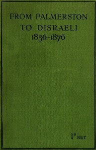 Cover of From Palmerston to Disraeli (1856-1876)