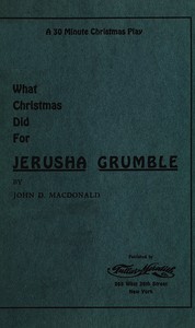 Cover of What Christmas Did for Jerusha Grumble