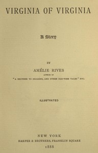 Cover of Virginia of Virginia: A Story