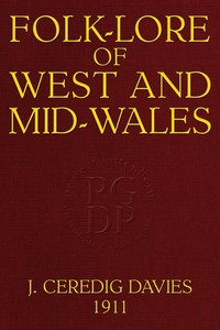 Cover of Folk-Lore of West and Mid-Wales