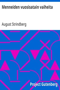 Cover of Menneiden vuosisatain vaiheita