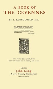 Cover of A Book of the Cevennes