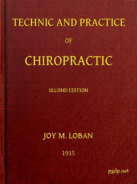 Cover of Technic and Practice of Chiropractic