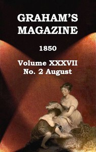 Cover of Graham's Magazine, Vol. XXXVII, No. 2, August 1850