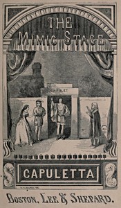 Cover of The Mimic Stage A Series of Dramas, Comedies, Burlesques, and Farces for Public Exhibitions and Private Theatricals