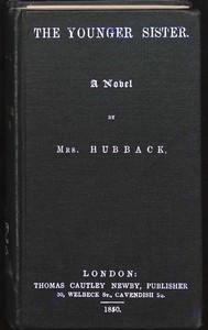 Cover of The Younger Sister: A Novel, Volumes 1-3