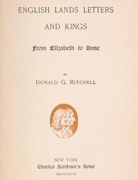 Cover of English Lands, Letters and Kings, vol. 2: From Elizabeth to Anne