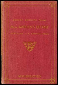 Cover of Mevr. Warren's Bedrijf