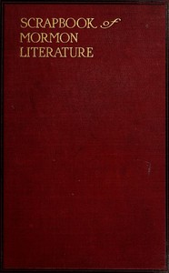 Cover of Scrap Book of Mormon Literature, Volume 2 (of 2). Religious Tracts