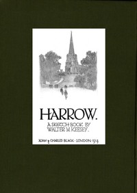 Cover of Harrow: A Sketch Book