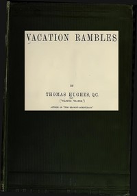 Cover of Vacation Rambles