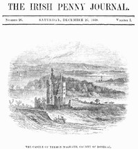 Cover of The Irish Penny Journal, Vol. 1 No. 26, December 26, 1840