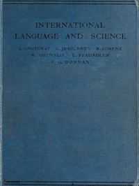 Cover of International Language and Science Considerations on the Introduction of an International Language into Science