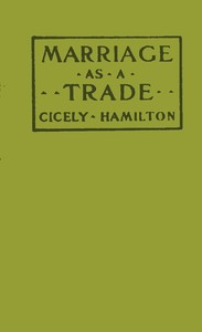 Cover of Marriage as a Trade