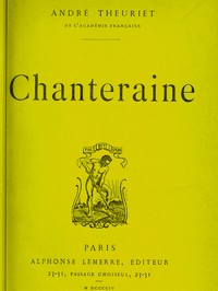 Cover of Chanteraine