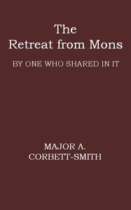Cover of The Retreat from Mons By one who shared in it