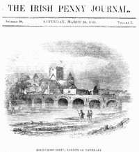 Cover of The Irish Penny Journal, Vol. 1 No. 38, March 20, 1841