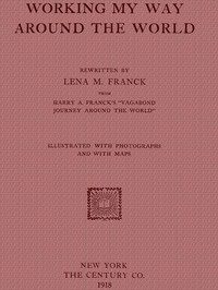 Cover of Working my Way Around the World