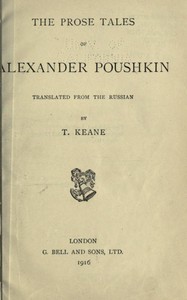 Cover of The Prose Tales of Alexander Pushkin