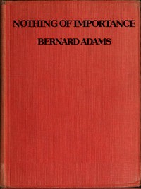 Cover of Nothing of Importance A record of eight months at the front with a Welsh battalion, October, 1915, to June, 1916
