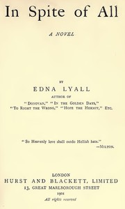 Cover of In Spite of All: A Novel