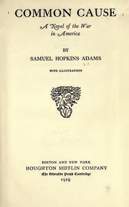 Cover of Common Cause: A Novel of the War in America