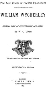 Cover of William Wycherley [Four Plays]