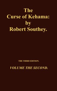 Cover of The Curse of Kehama, Volume 2 (of 2)