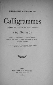 Cover of Calligrammes: Poèmes de la paix et de la guerre (1913-1916)