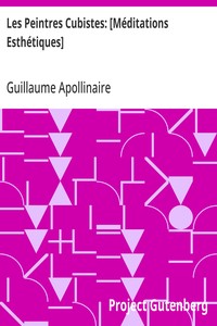 Cover of Les Peintres Cubistes: [Méditations Esthétiques]
