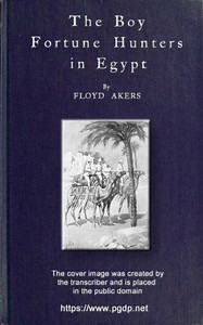 Cover of The Boy Fortune Hunters in Egypt