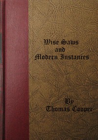 Cover of Wise Saws and Modern Instances, Volume 1 (of 2)