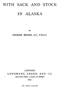 Cover of With Sack and Stock in Alaska