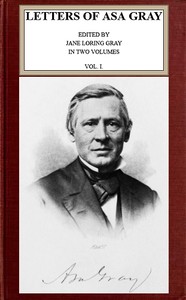 Cover of Letters of Asa Gray; Vol. 1