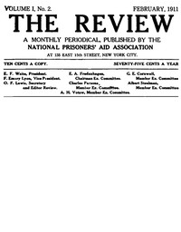 Cover of The Review, Vol. 1, No. 2, February 1911