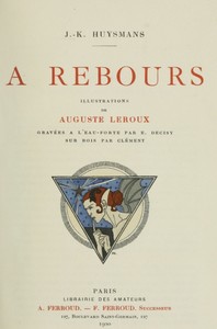 Cover of A rebours