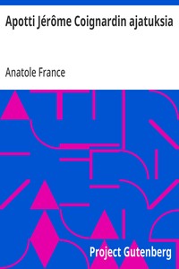 Cover of Apotti Jérôme Coignardin ajatuksia