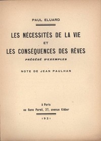 Cover of Les nécessités de la vie et les conséquences des rêves, précédé d'exemples